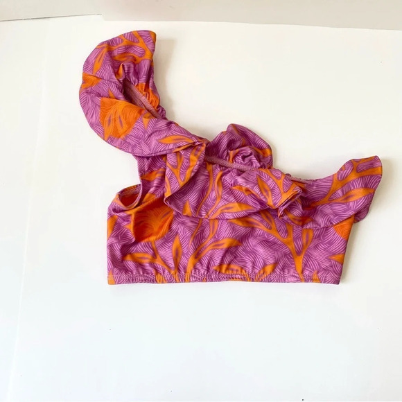 Sz. XS Liberty & Justice Women's Bikini top one shoulder Pullover (L12) - Picture 2 of 5